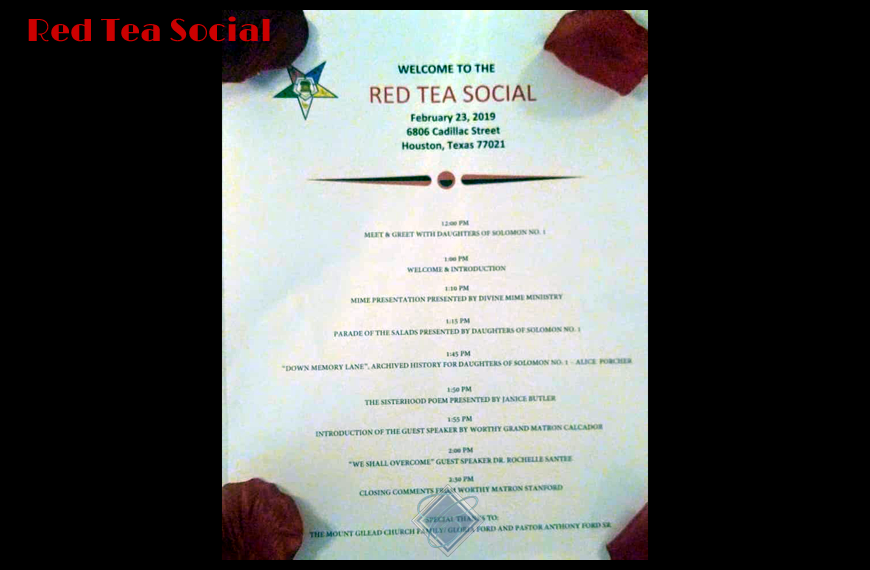 Red Tea Social