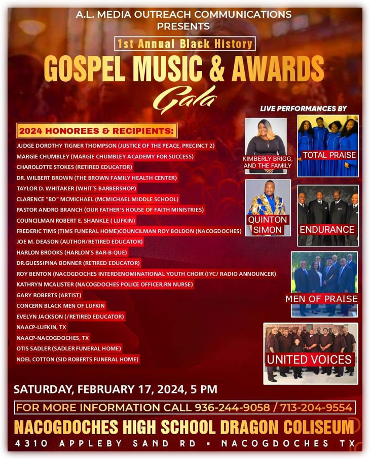 Black History Gospel Music Gala 2024